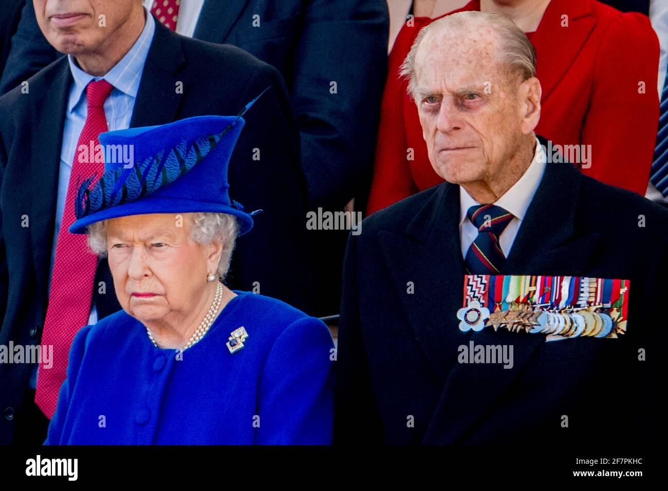 Buckingham Palace hat bekannt gegeben, dass Prinz Philip, der Herzog von Edinburgh, neben 99 der Königin, Königin Elizabeth II und dem Herzog Prinz Philip, dem Prinz von Wales, Prinz Charles und der Herzogin von Cornwall Prinzessin Camilla Parker Bowles, Der Herzog Prinz William und die Herzogin von Cambridge, die Prinzessin Kate und Prinz Harry, der Herzog von York Prinz Andrew, der Graf und die Gräfin von Wessex Prinz Edward, die Prinzessin, Königliche Prinzessin Anne, der Herzog und die Herzogin von Gloucester Birgitte, Der Herzog von Kent Prinz Edward und Prinzessin Alexandra./Alamy Live News Stockfoto