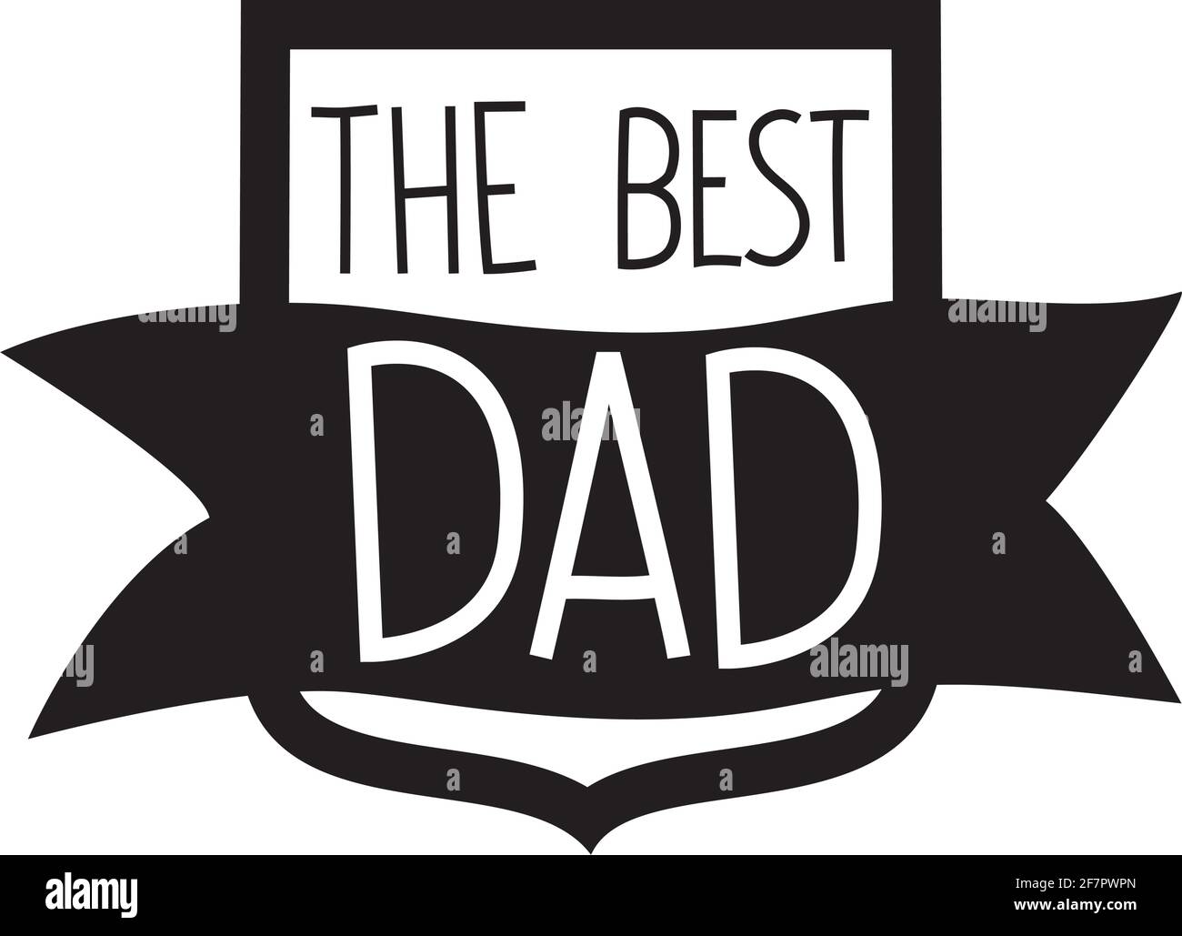 Poster zur Feier des Vaters Stock Vektor