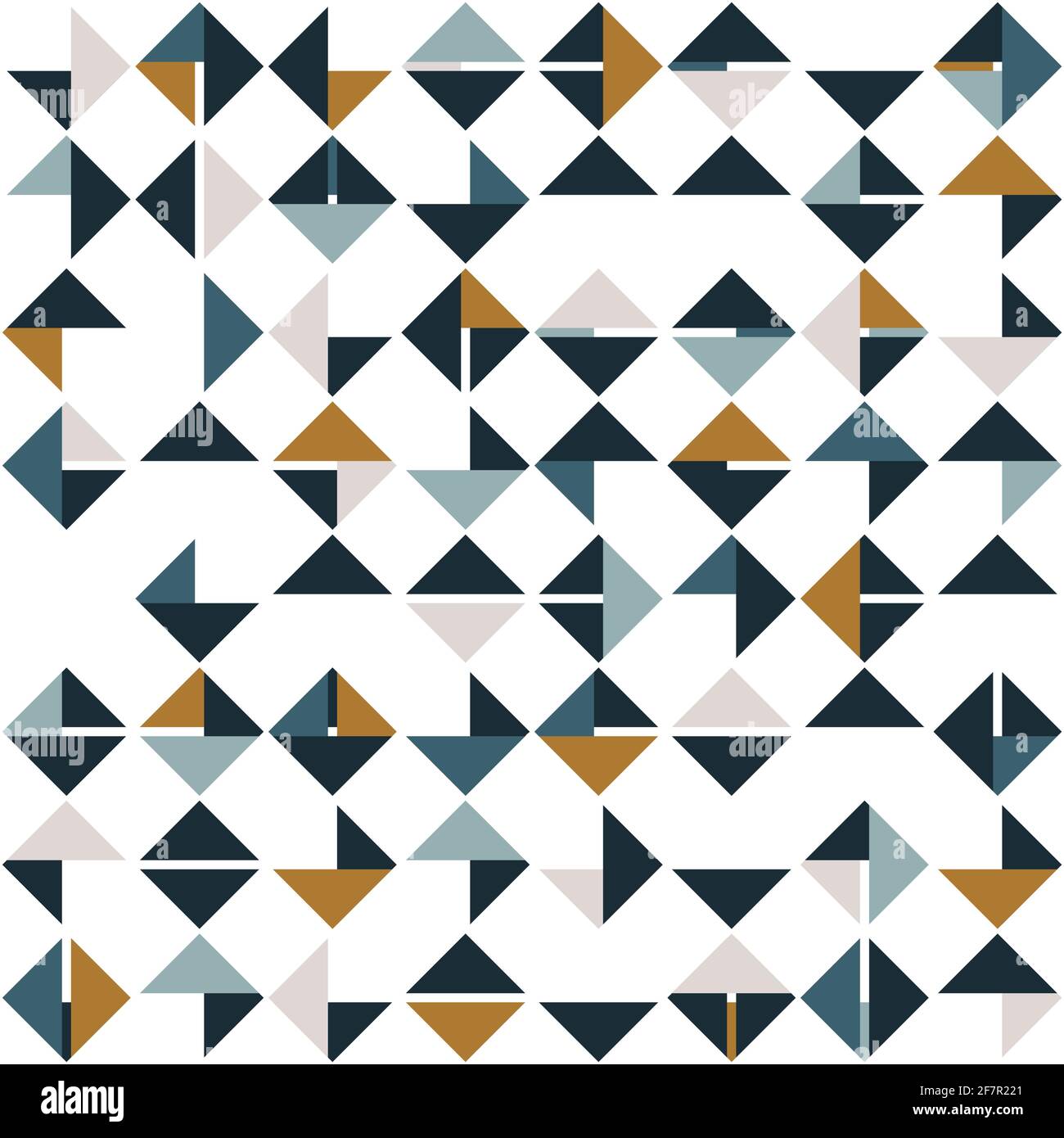 Abstraktes geometrisches Muster mit Rauten. Nahtloser Vektorhintergrund. Perfekt für Kleidung, Stoff, Textil, Dekoration, Geschenkpapier Stock illustraa Stock Vektor