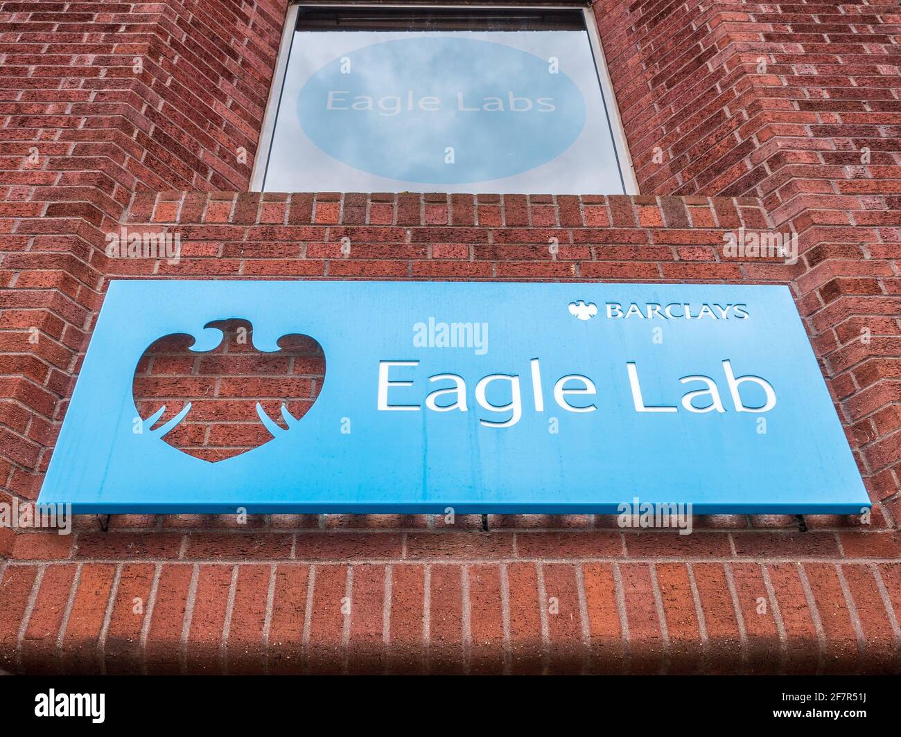 Barclays Eagle Lab Business Inkubator und Shared Workspace in Cambridge, Großbritannien. Barclays Eagle Labs sind ein Netzwerk von mehr als 20 Laboren in ganz Großbritannien. Stockfoto