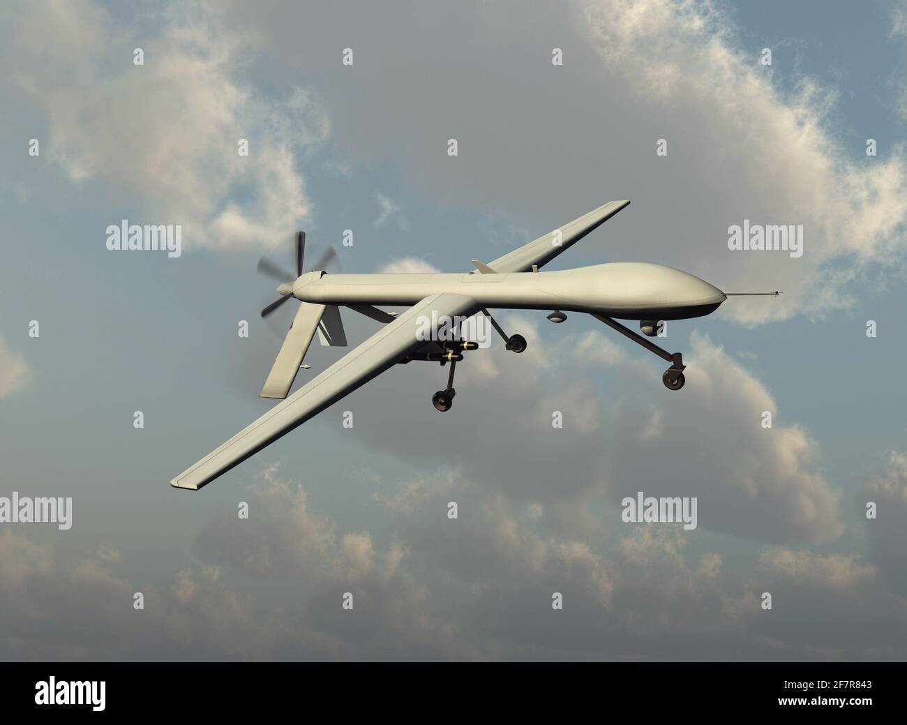 Militärdrone Stockfoto