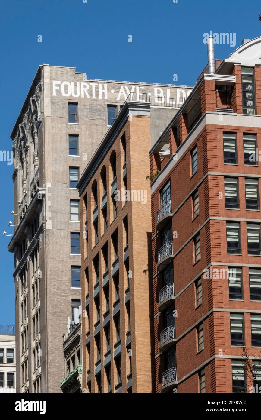 Park Avenue South Architektur in New York City, USA Stockfoto