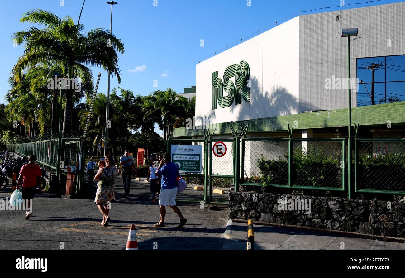 salvador, bahia / brasilien - 30. märz 2015: Krankenhaus Sao Rafael in Salvador. Das Krankenhaus wird von der NGO Monte Tabor Centro Italo Brasileiro aus Prom betrieben Stockfoto