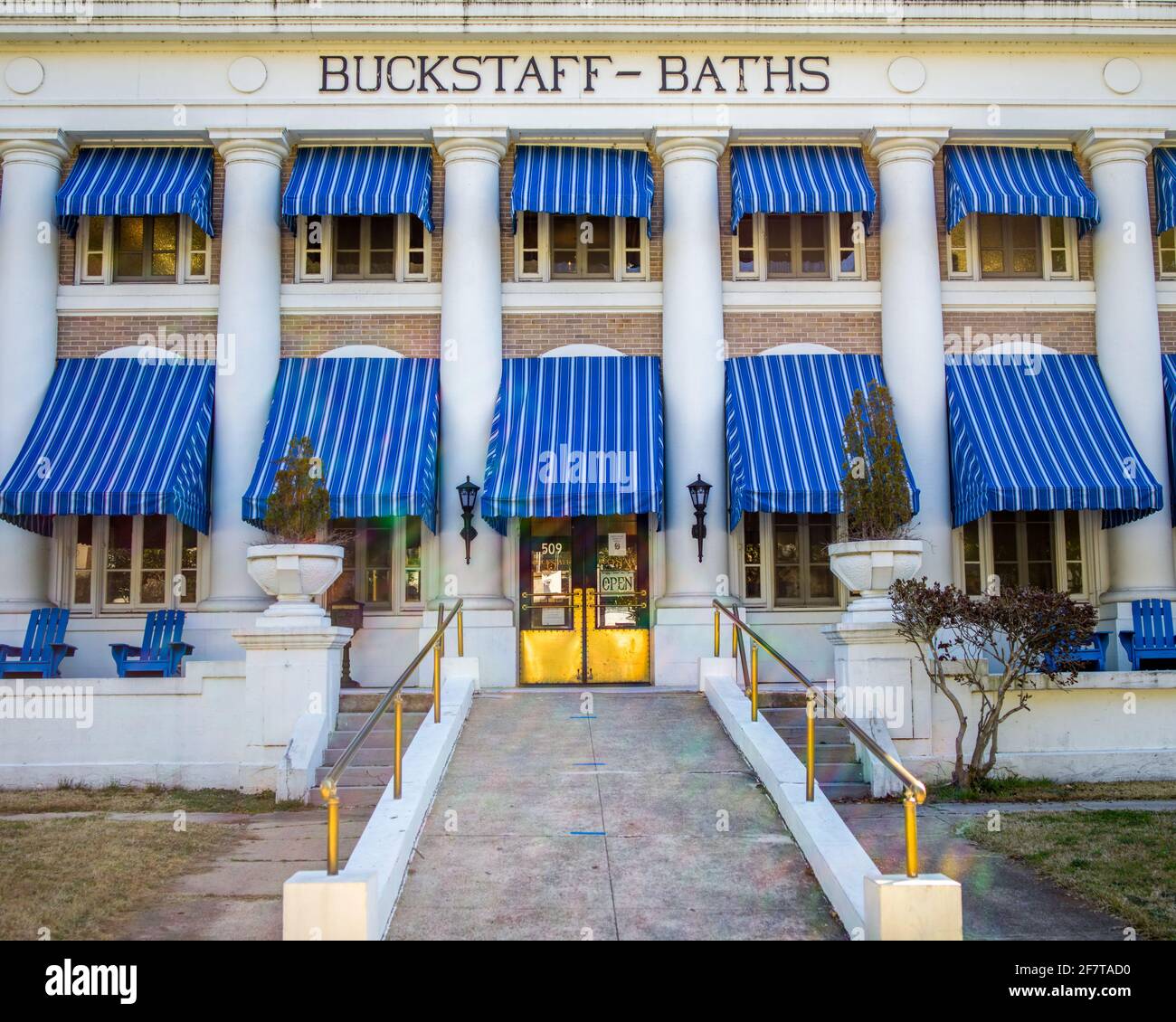 Außenansicht von Buckstaff Baths ein Badehaus Hot Springs, Arkansas Stockfoto