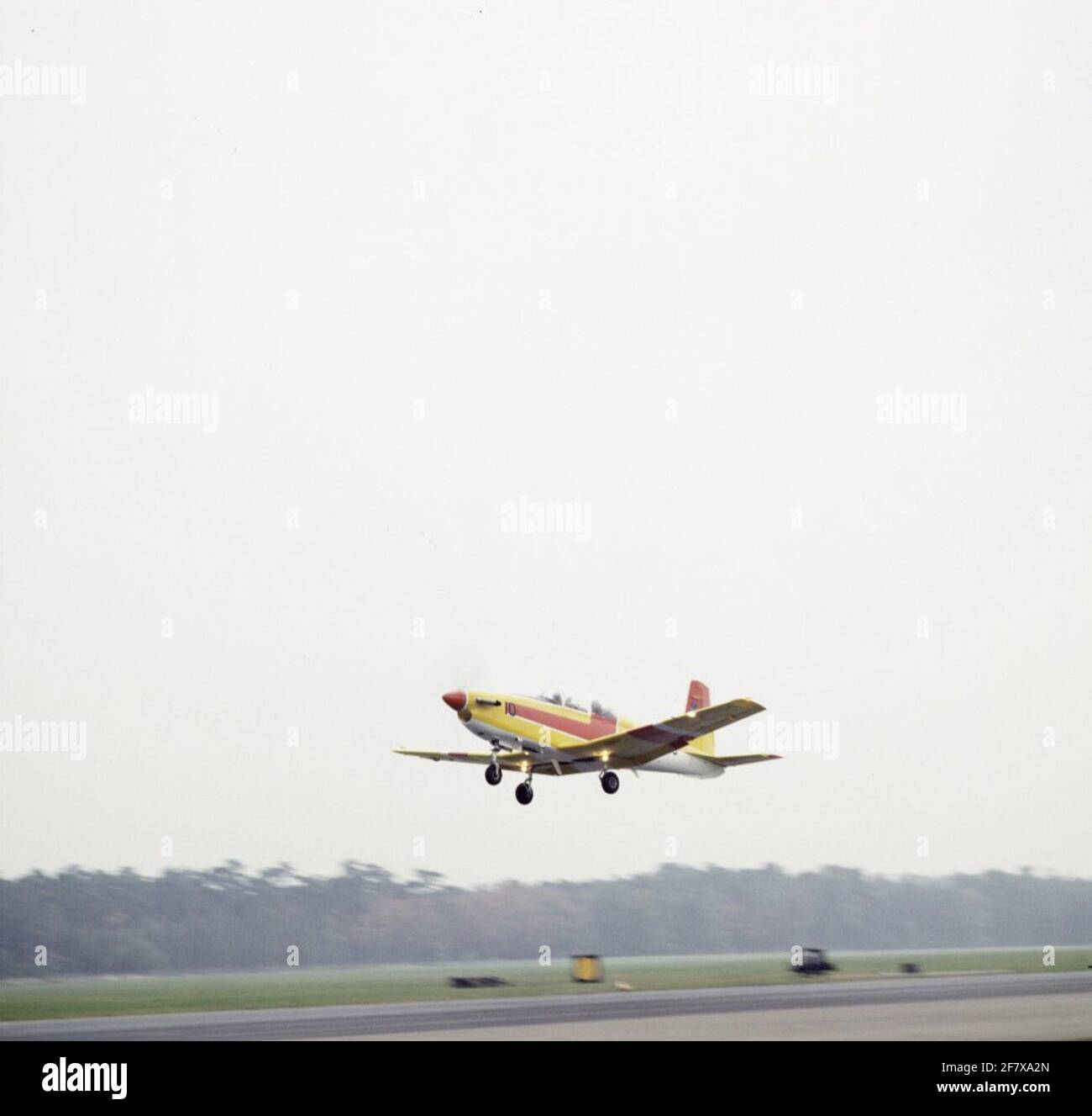 Pilatus PC-7 Turbo-Trainer der Elementary Military Flyer Training (EMVO). Stockfoto