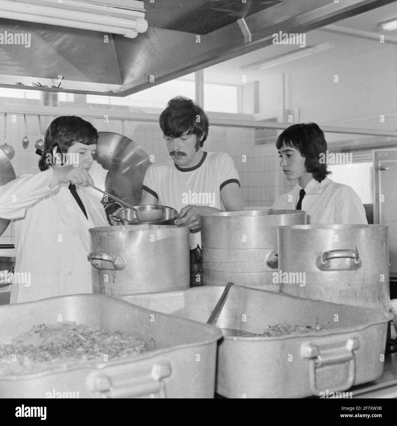 Küche Personal Beruf Koch Stockfoto