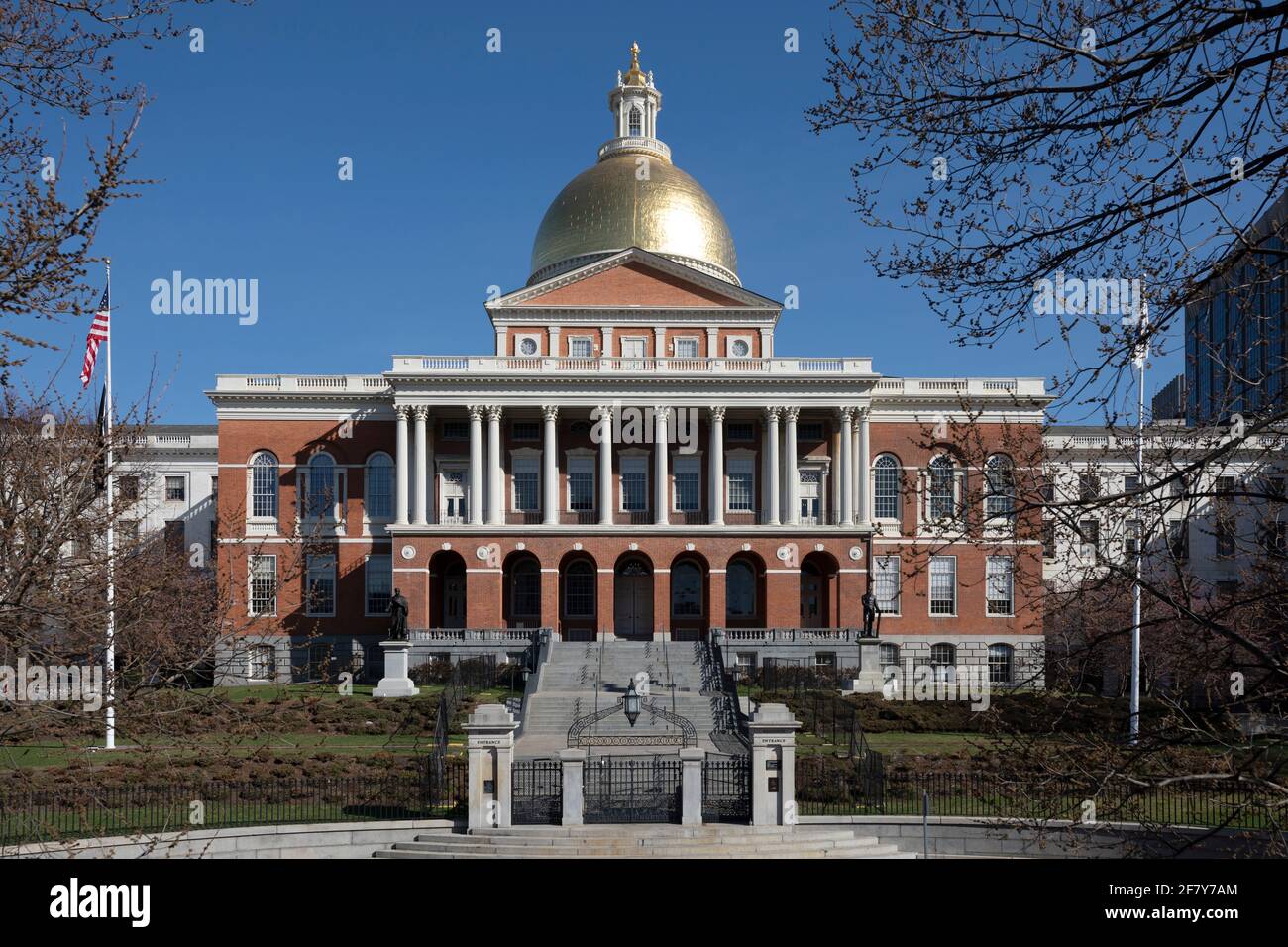 The Statehouse, Boston, Massachusetts, USA Stockfoto