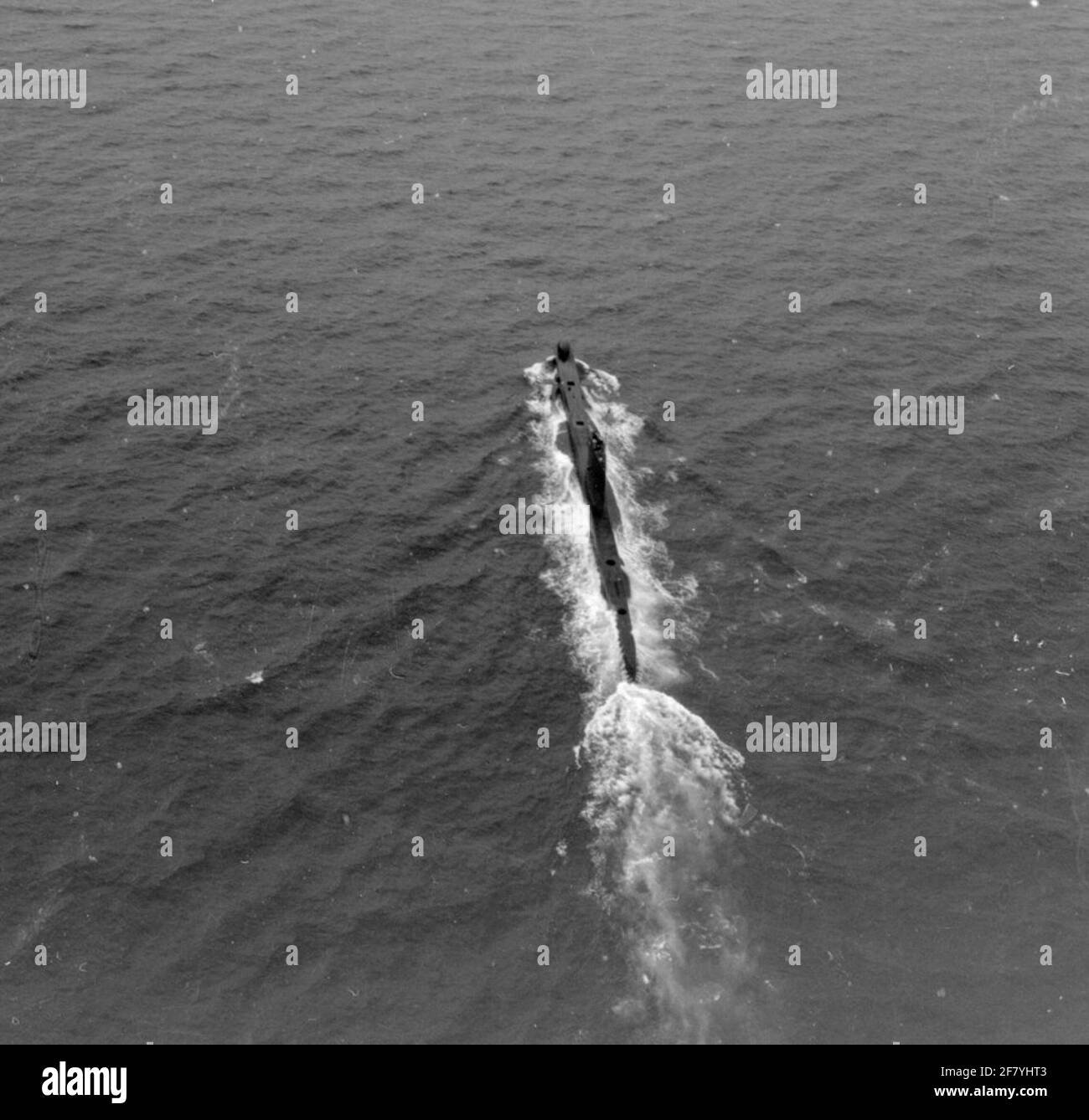 Vermutlich ein englisches U-Boot aus der Oberon-Klasse. Stockfoto