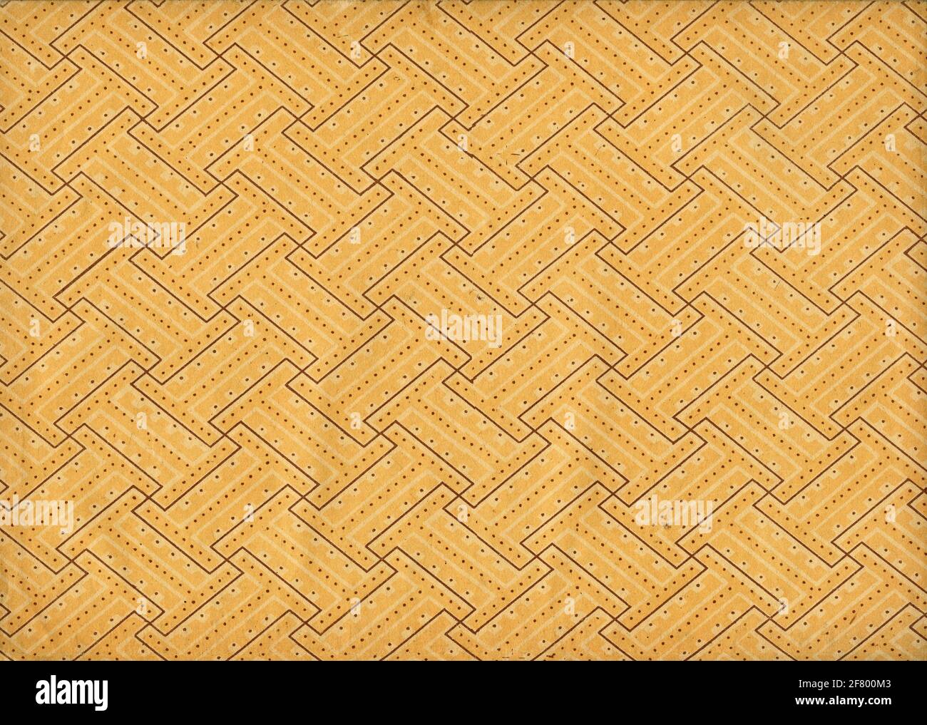 Vintage abstrakte gelbe Tapete Muster mit Fliesen oder Parkett Pflaster  Stockfotografie - Alamy
