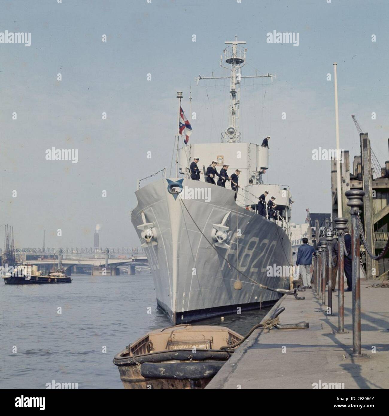 Die Raubtier-Klasse Fregatte hr.ms. Fox (1954-1977) Stockfoto