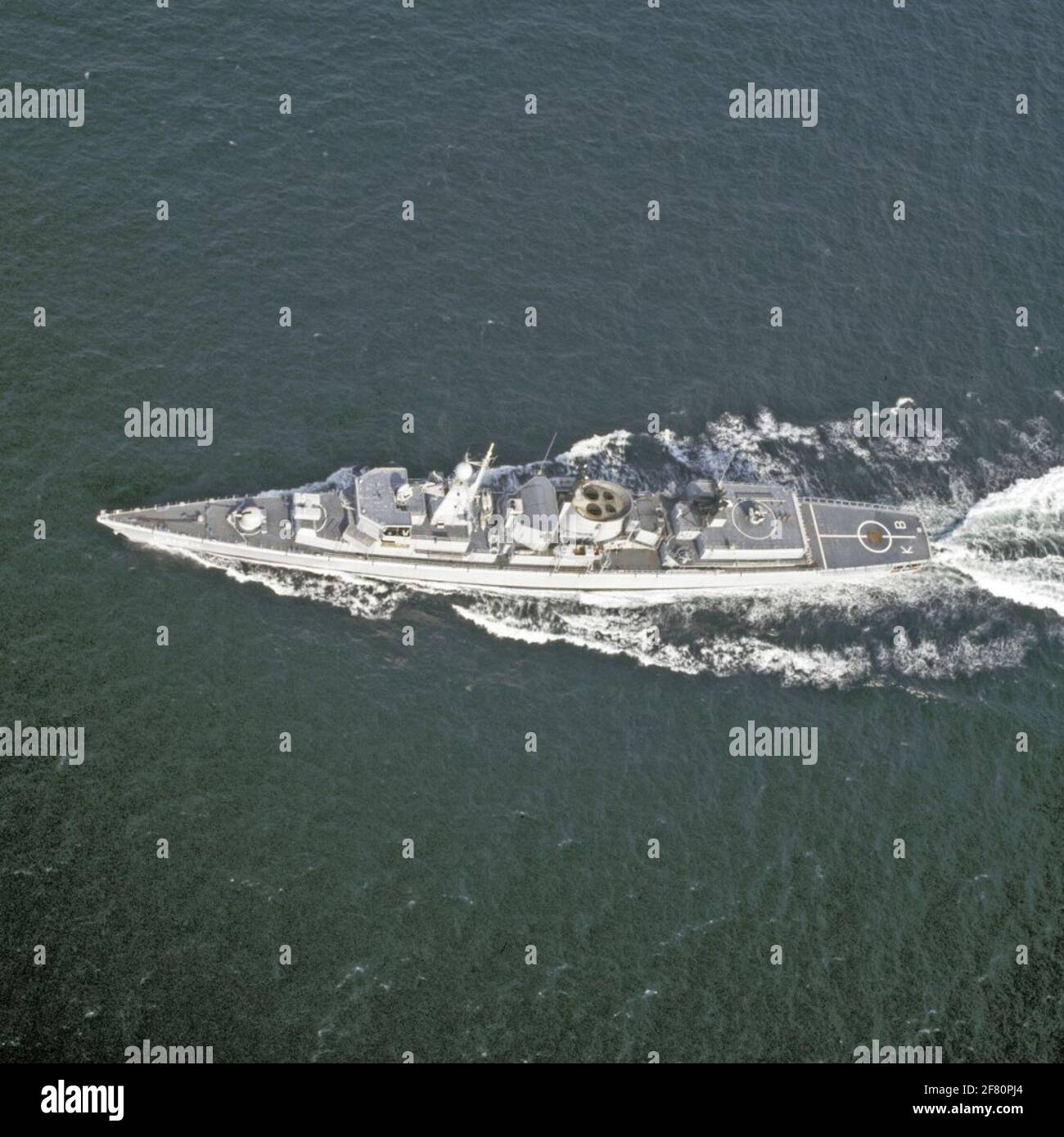 Die S-Frigate HR.Ms. Van Kinsbergen (1980-1995). Stockfoto