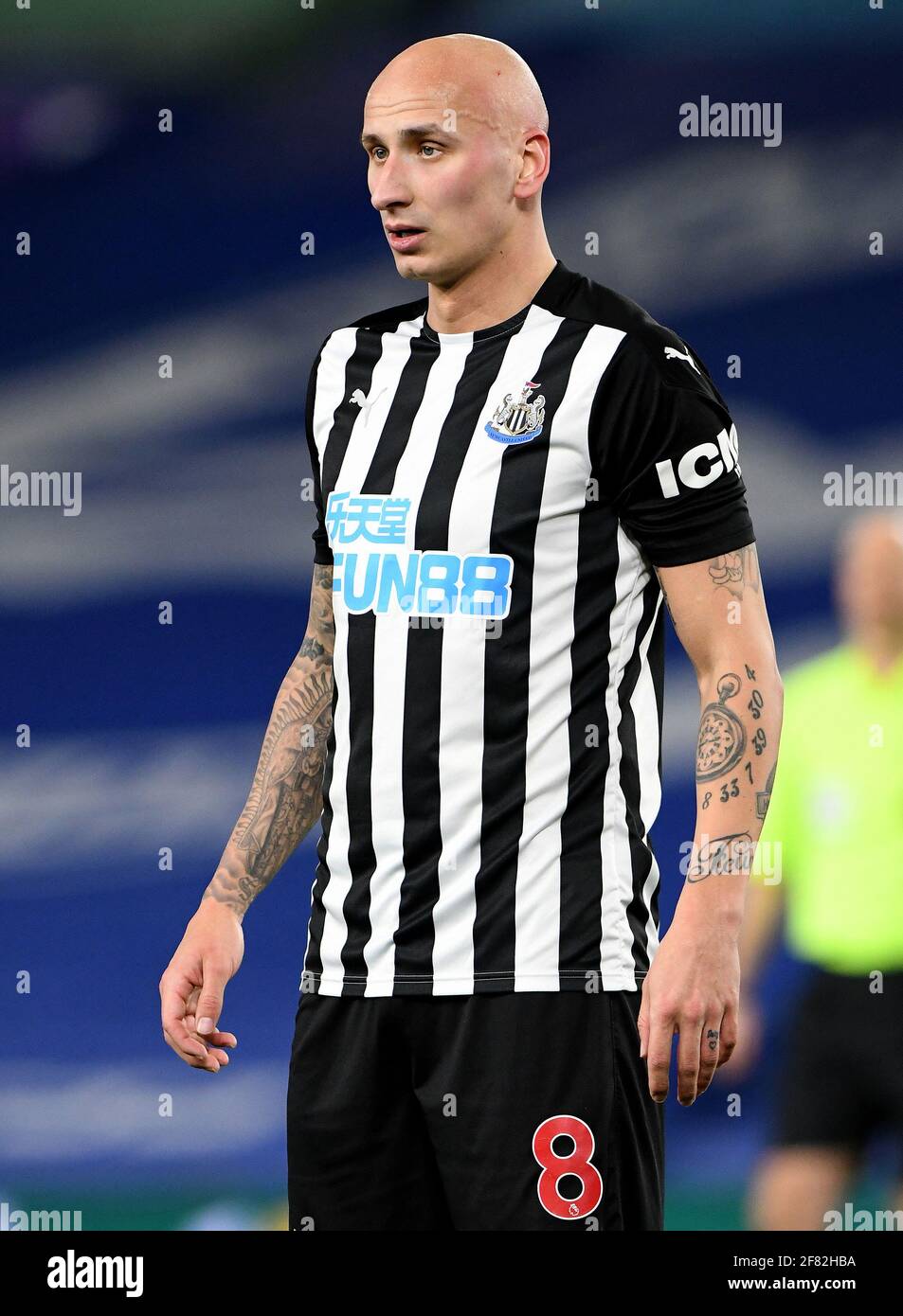 Jonjo Shelvey von Newcastle United - Brighton & Hove Albion / Newcastle United, Premier League, Amex Stadium, Brighton, Großbritannien - 20. März 2021 nur zur redaktionellen Verwendung – es gelten die DataCo-Einschränkungen Stockfoto