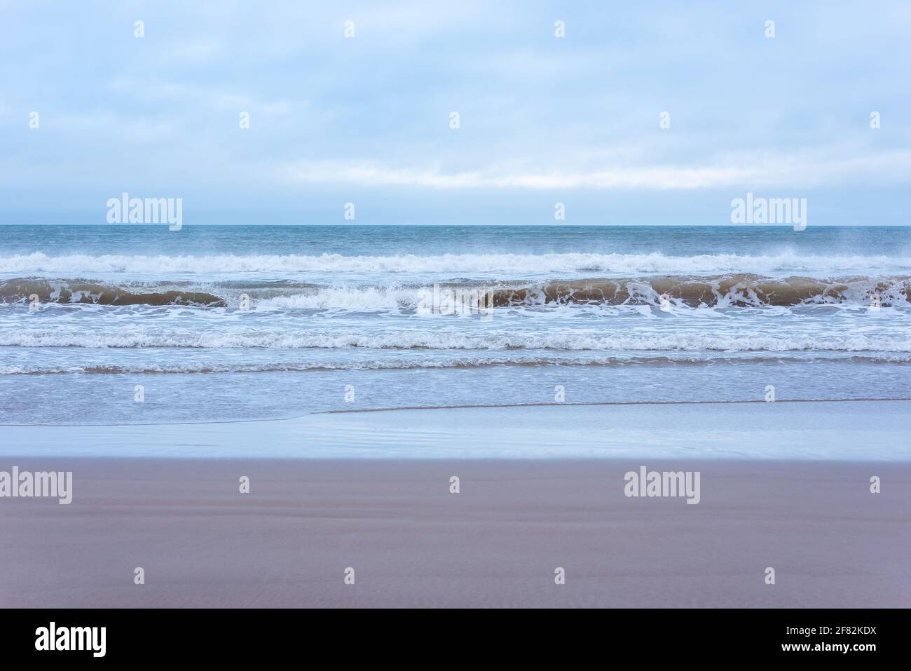 Der Martinique-Strand der Magdalen-Inseln (Iles-de-la-Madeleine) Stockfoto