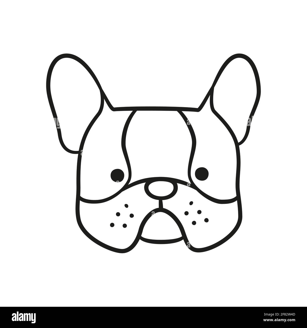 Hund kawaii süße mopszeichnung -Fotos und -Bildmaterial in hoher