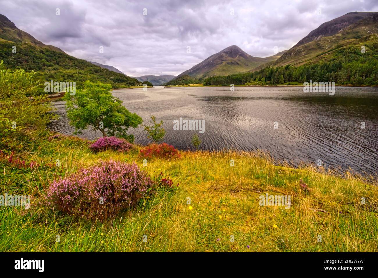 Loch Leven Stockfoto