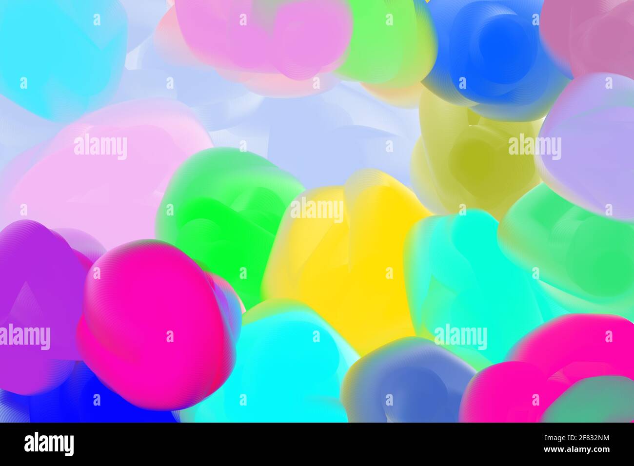 Mehrfarbige helle Pinselstriche. Schöner Hintergrund. Moderne Kunst Stockfoto