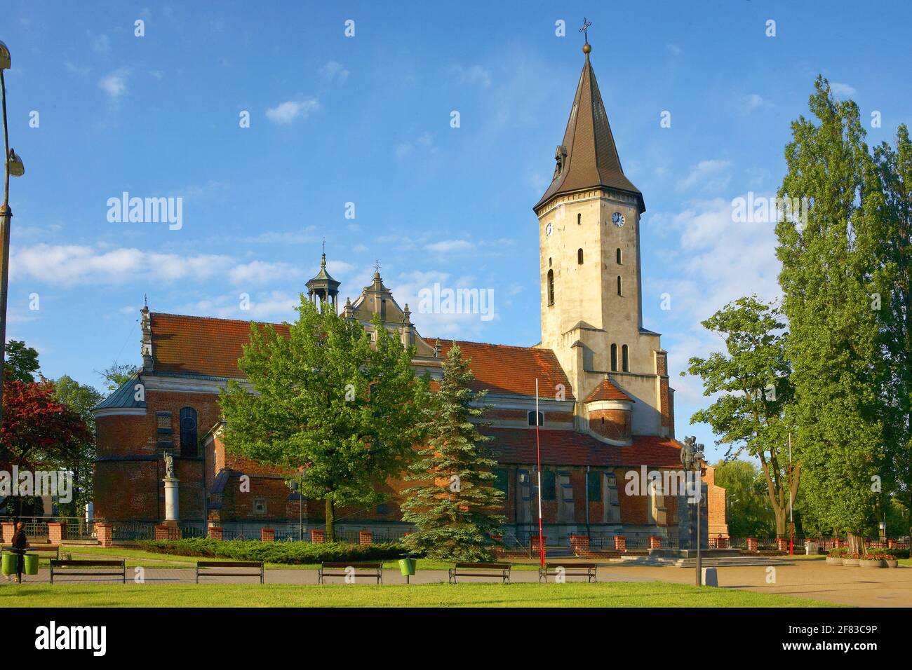 Polen, Pabianice, Kirche, woiwodschaft Lodz. Stockfoto