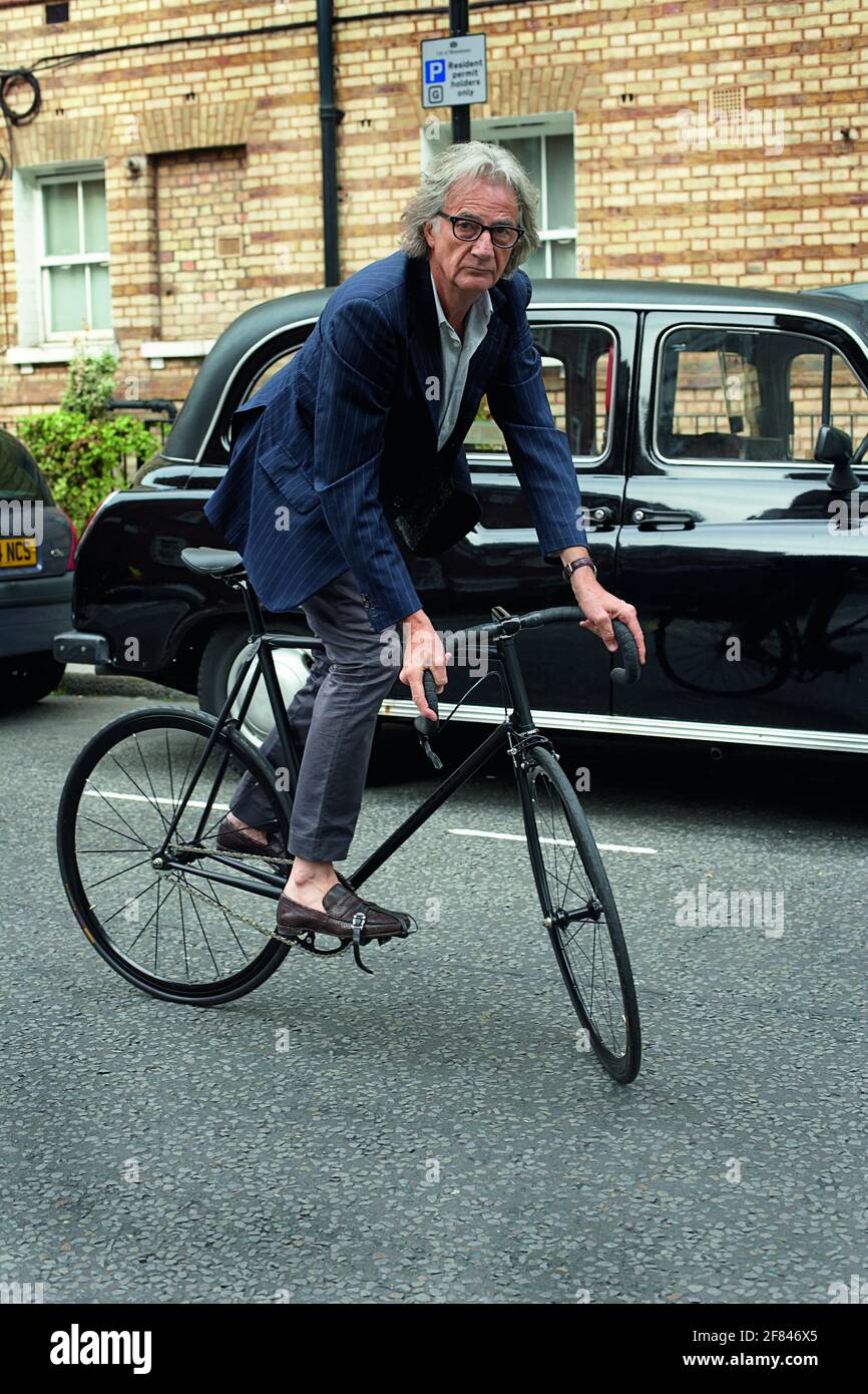 GROSSBRITANNIEN / England / London / Sir Paul Smith Fahrrad fahren Stockfoto