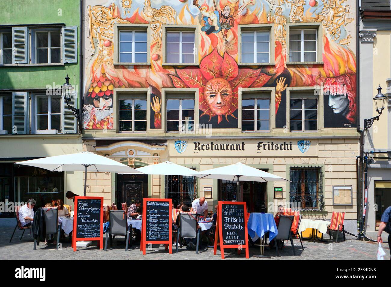 Restaurant Fritschi, Luzern, Schweiz Stockfoto
