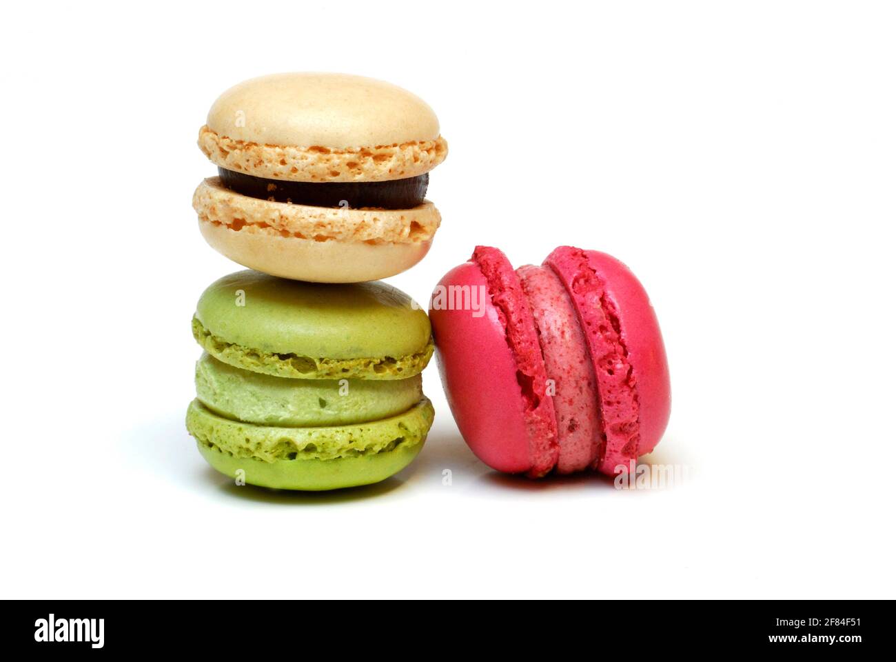 Konditorei Luxemburgerli, Macaron, Spezialität der Confiserie Spruengli Stockfoto