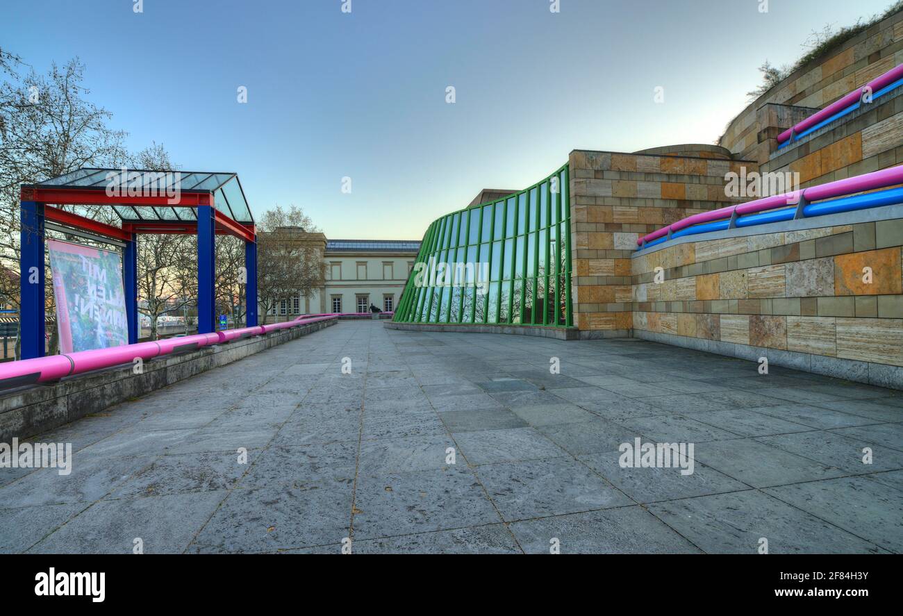 Neue Staatsgalerie, Stuttgart, Baden-Württemberg, Deutschland Stockfoto