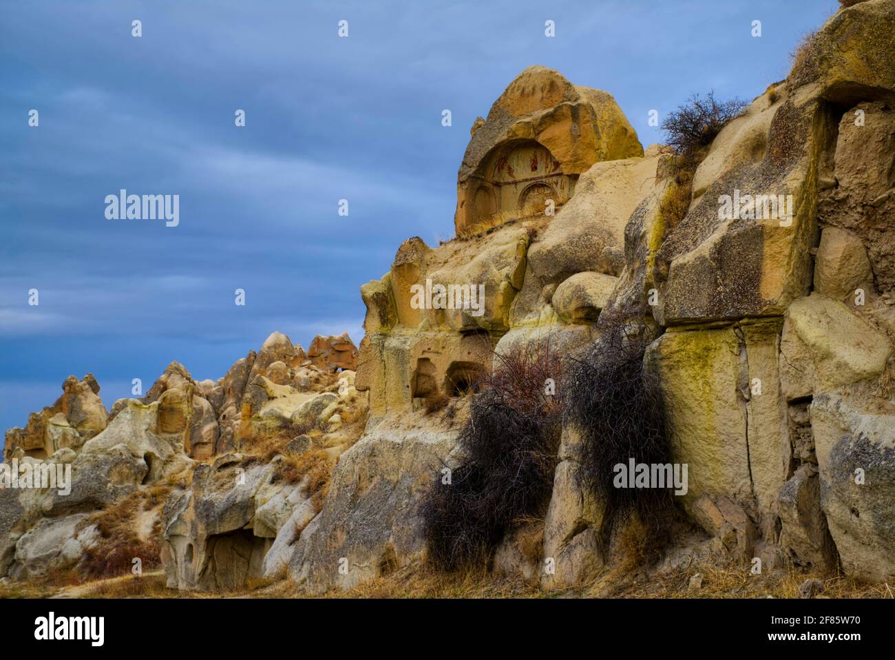 Es wird unvollständig sein, nach Kappadokien zu kommen und zu gehen Ohne das Goreme Open Air Museum zu sehen, weil es viele gibt Kloster und Kapelle, wo Inspiration Stockfoto