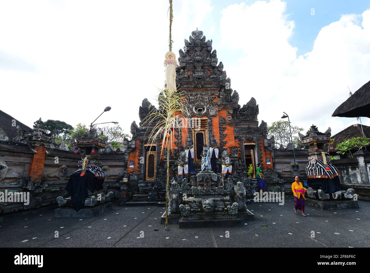 Traditioneller balinesischer Hindu-Tempel. Stockfoto