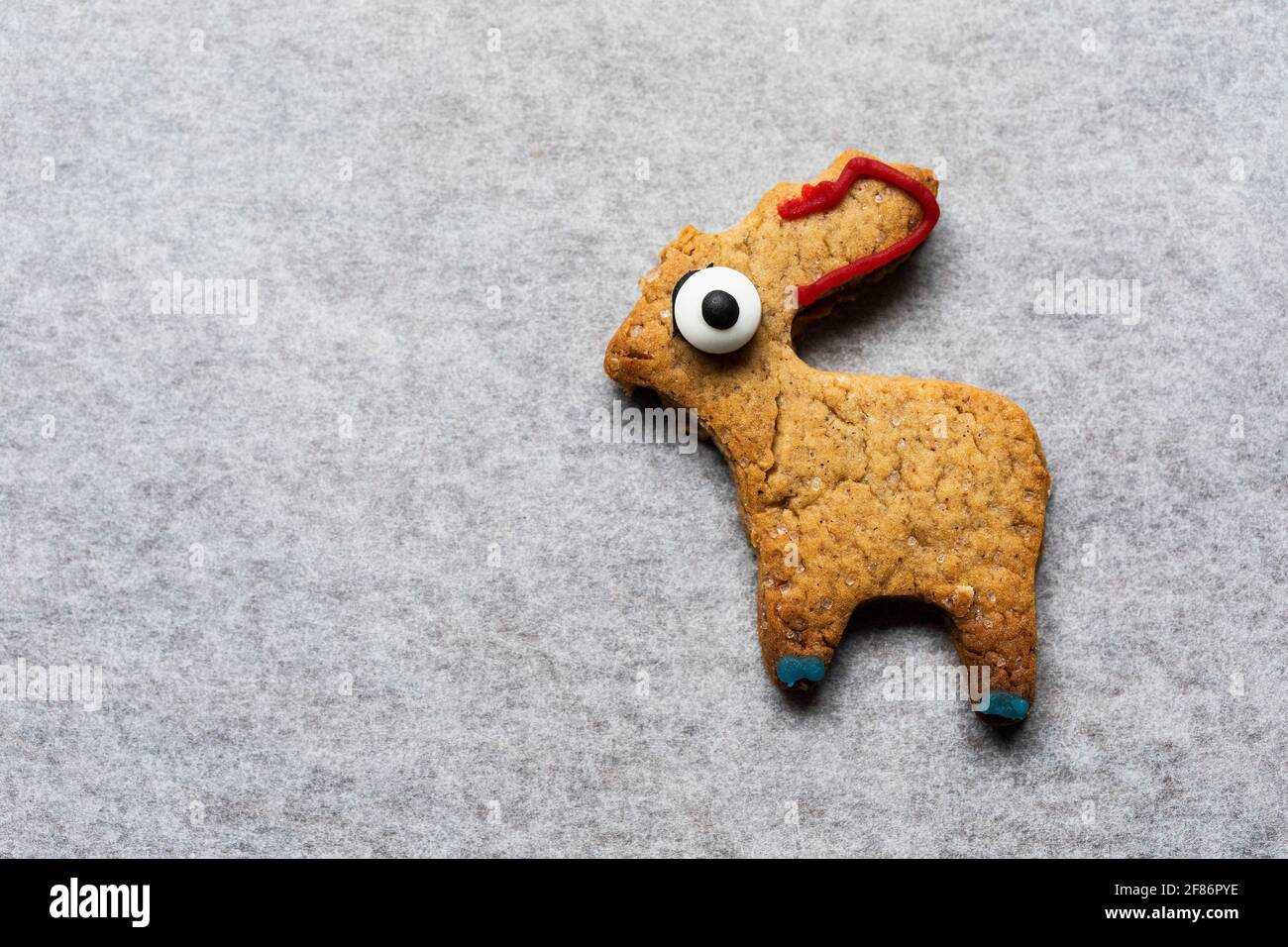 Niedliche dekoriert Tier Lebkuchen Cookie Stockfoto