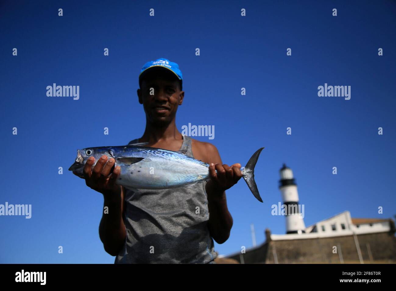 salvador, bahia / brasilien - 6. dezember 2019: Handwerklicher Fischer ...
