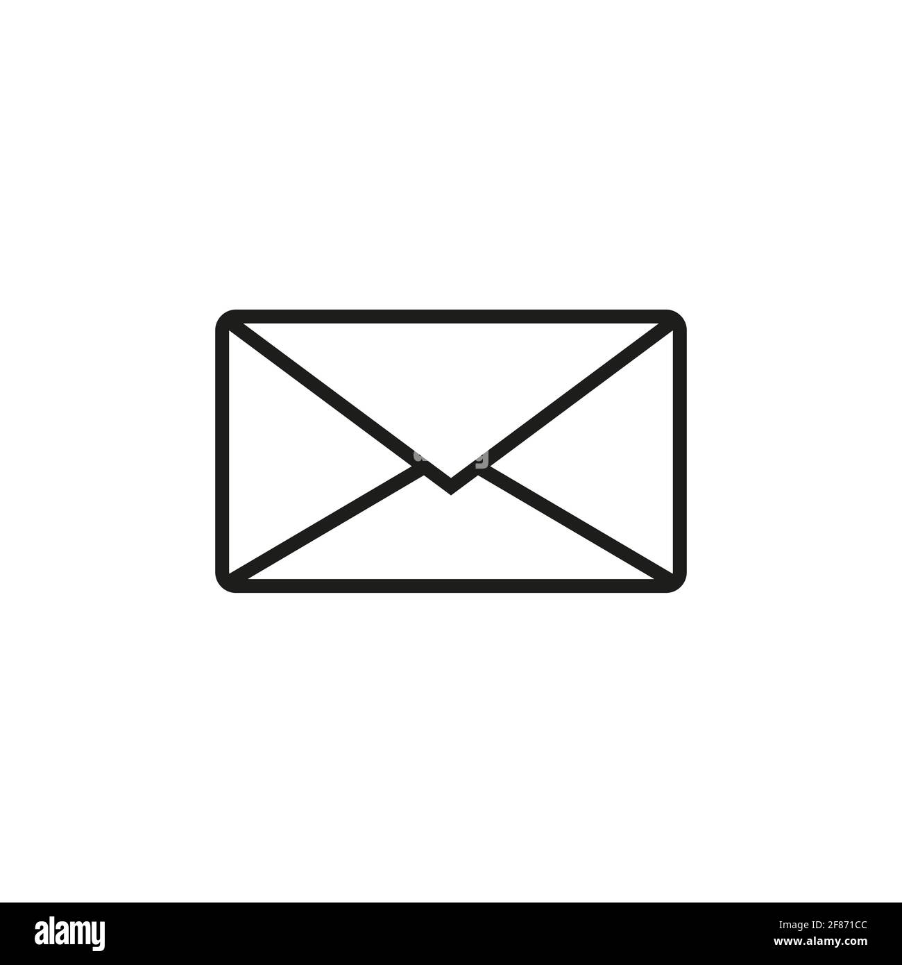 E-Mail-Symbol . Web-Symbol .Vektordarstellung festlegen Stock Vektor