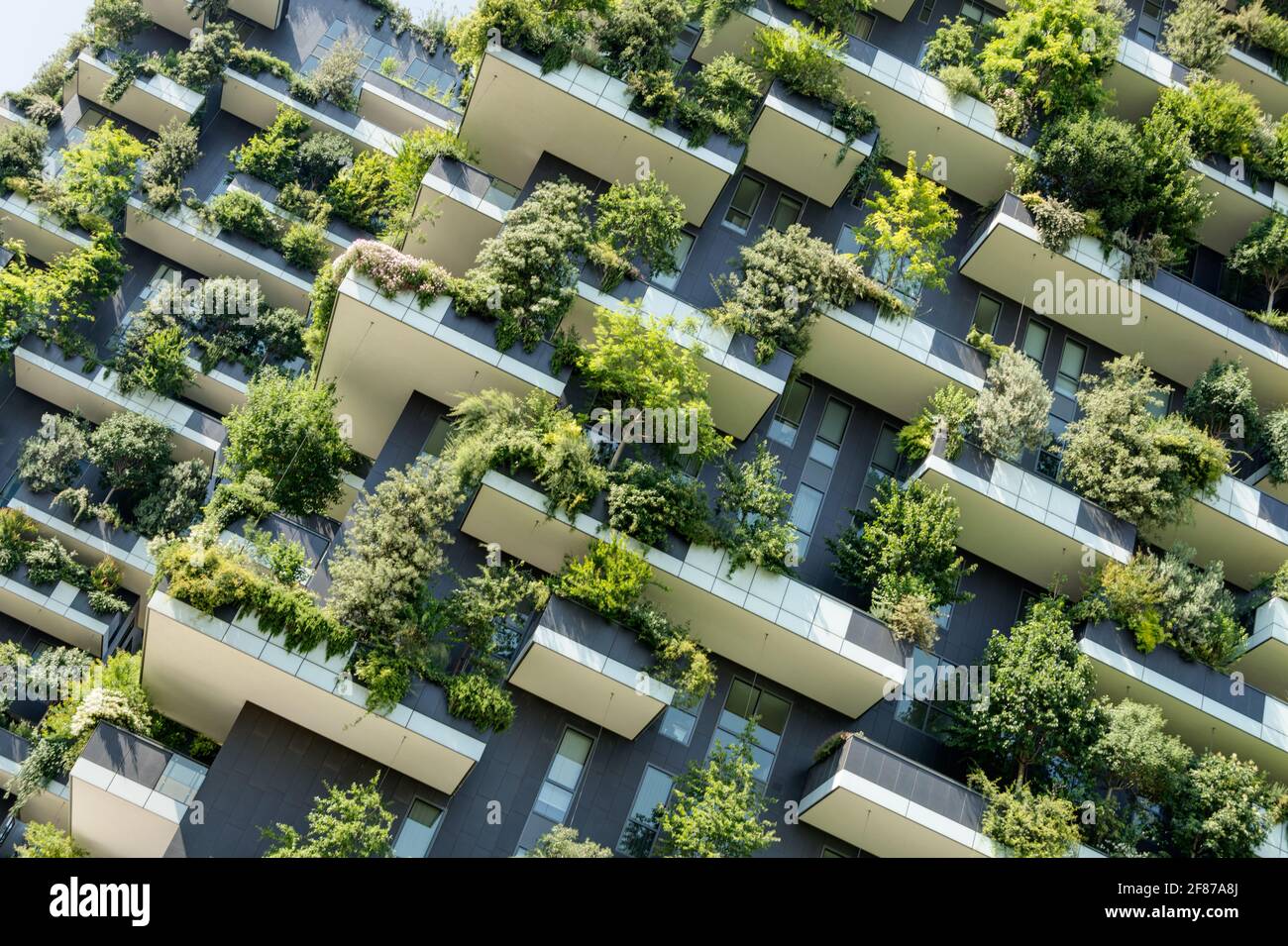 Der Vertikale Wald in Mailand von Boeri Stockfoto