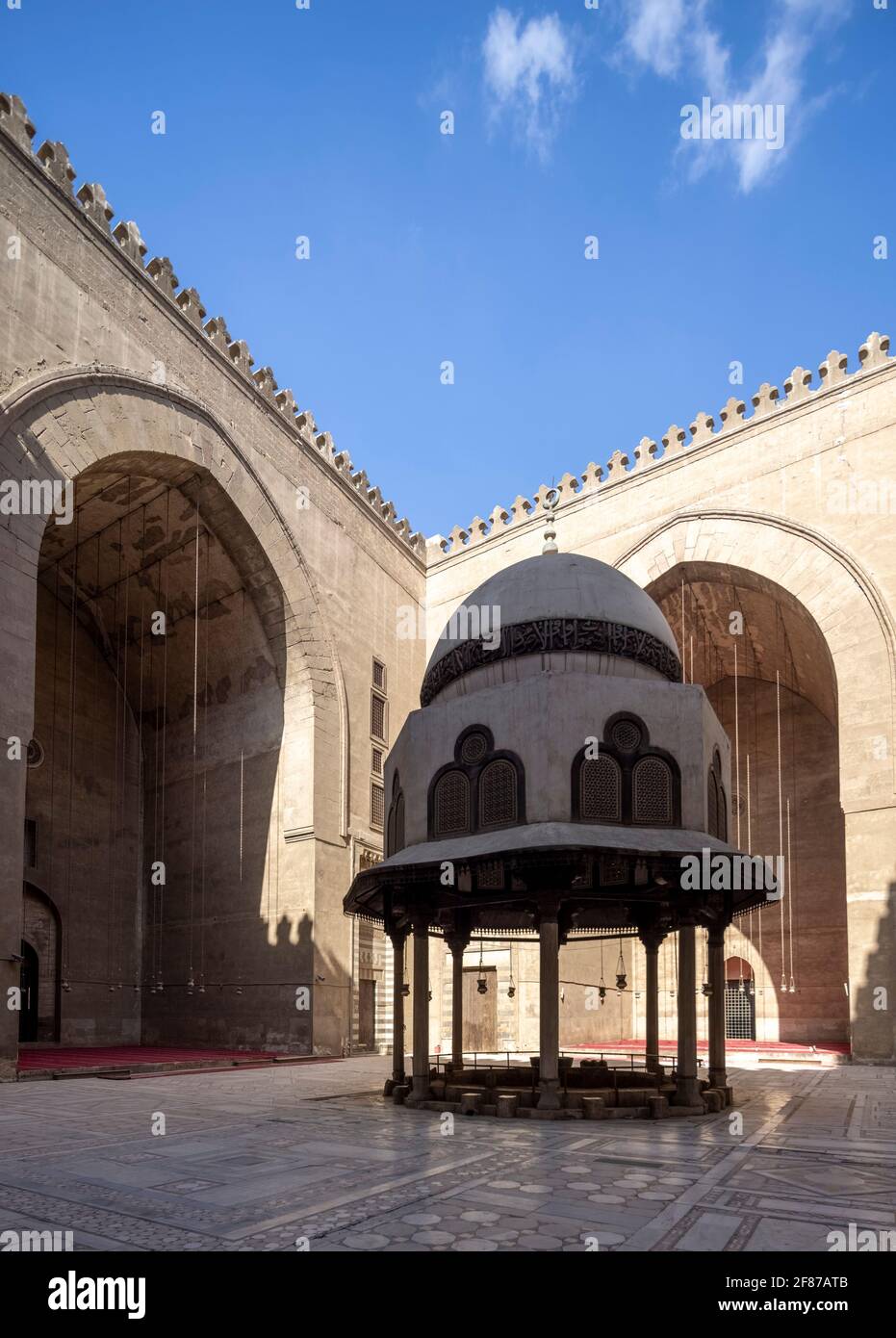 Sultan Hasan Complex, Kairo Stockfoto