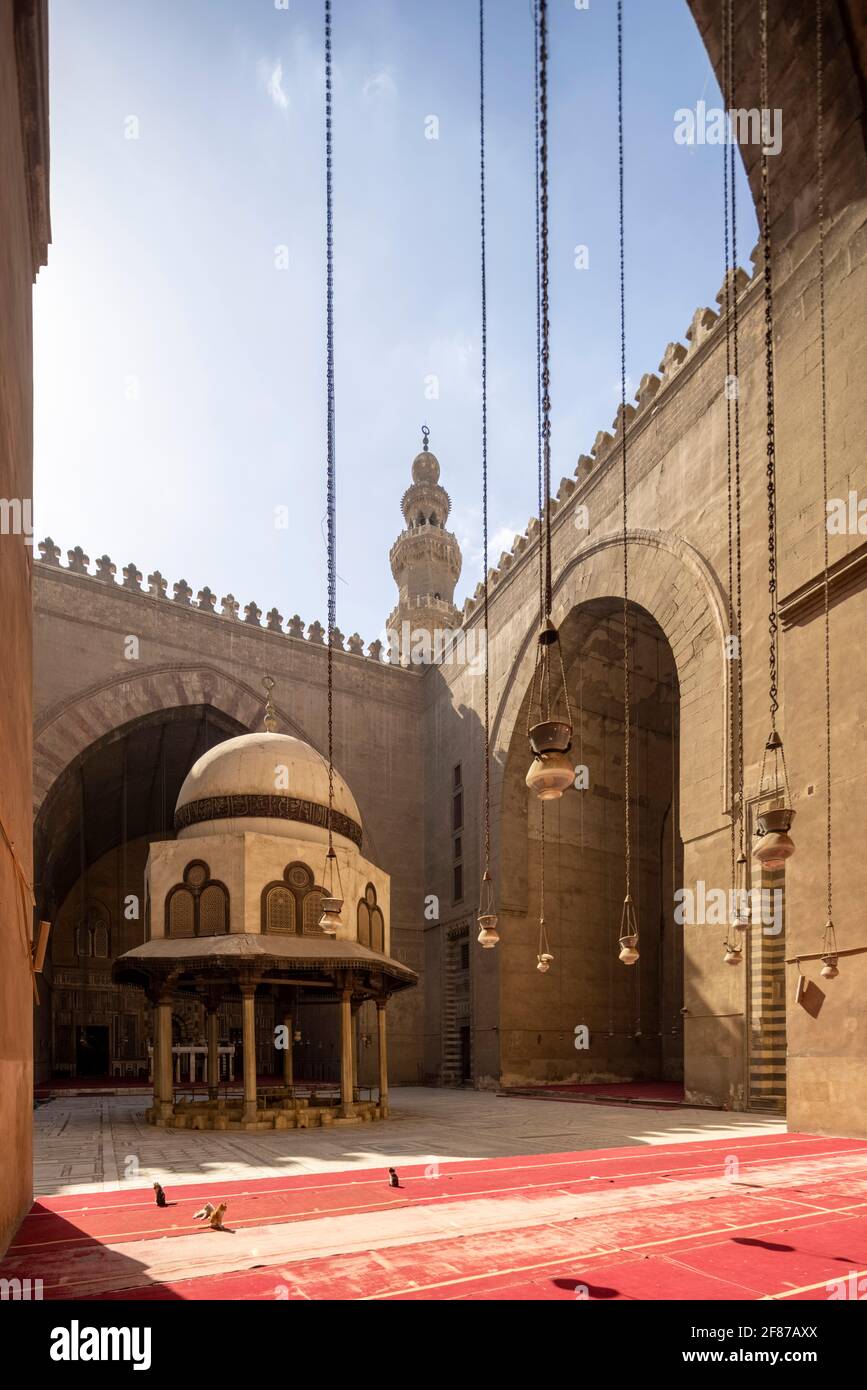 Sultan Hasan Complex, Kairo Stockfoto