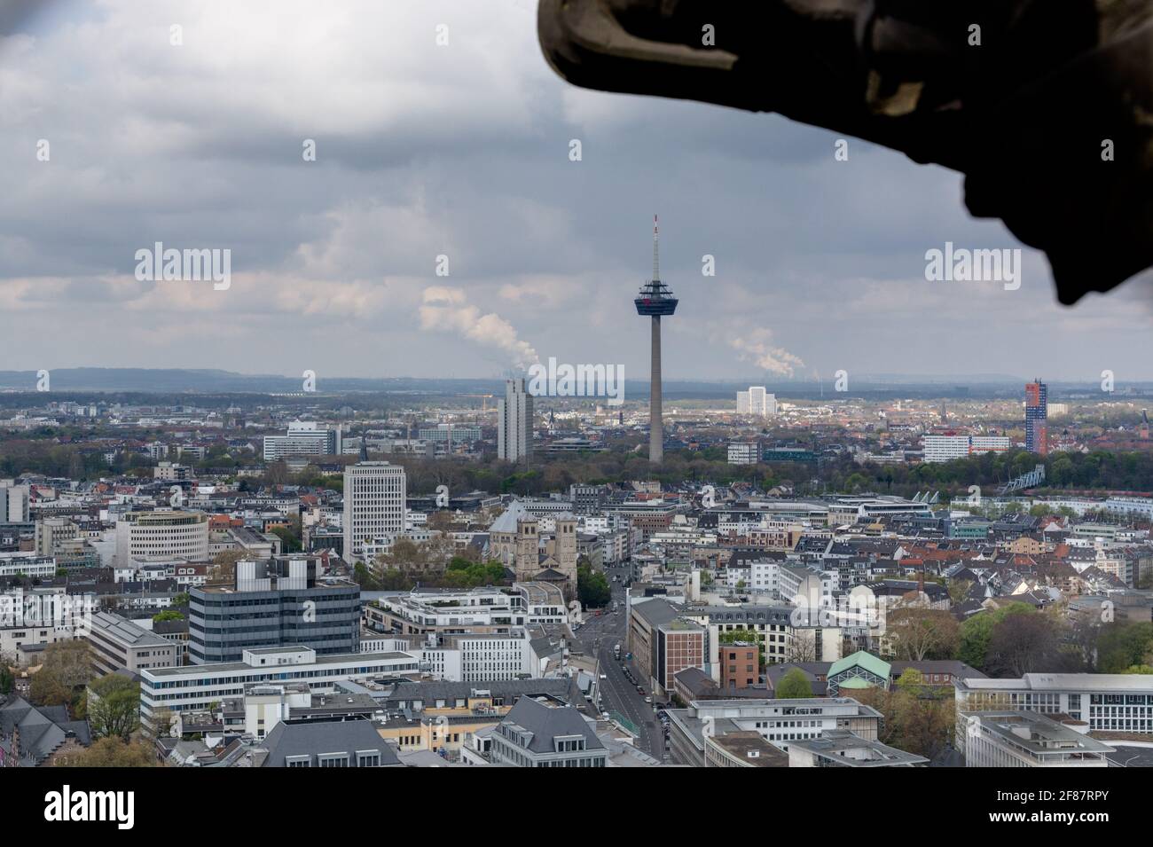 Blick vom Kölner Dom Stockfoto