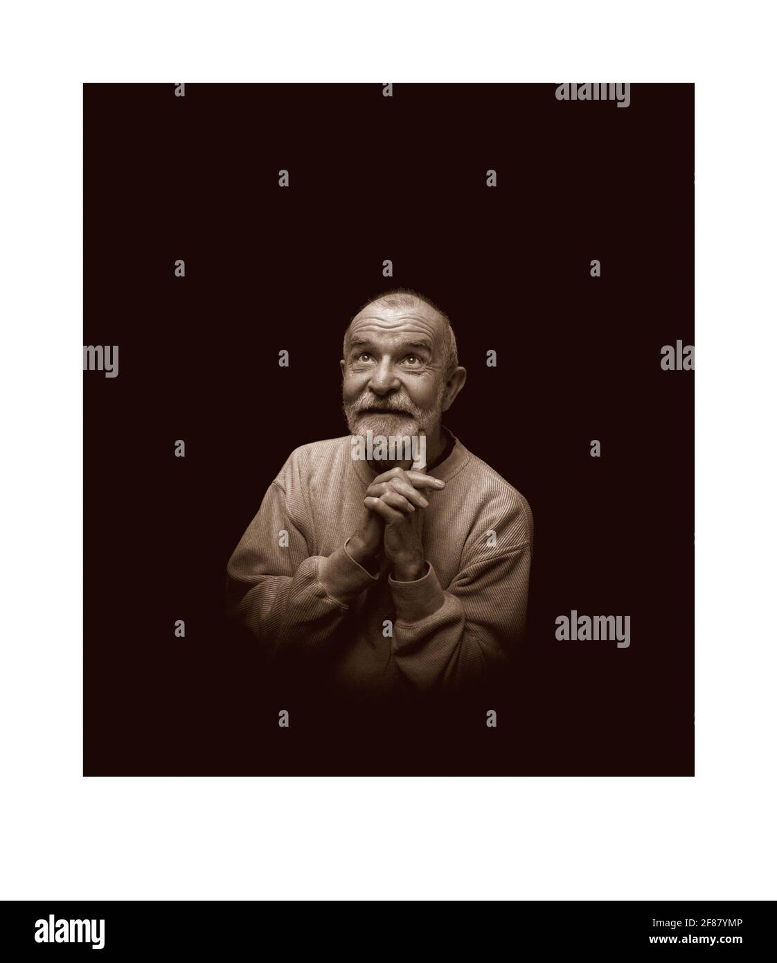 Athol Fugard...... Südafrikanischer Dramatiker in London.pic David Sandison 15/3/2002 Stockfoto