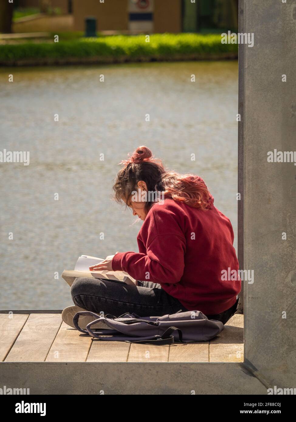 Student an der York University Stockfoto