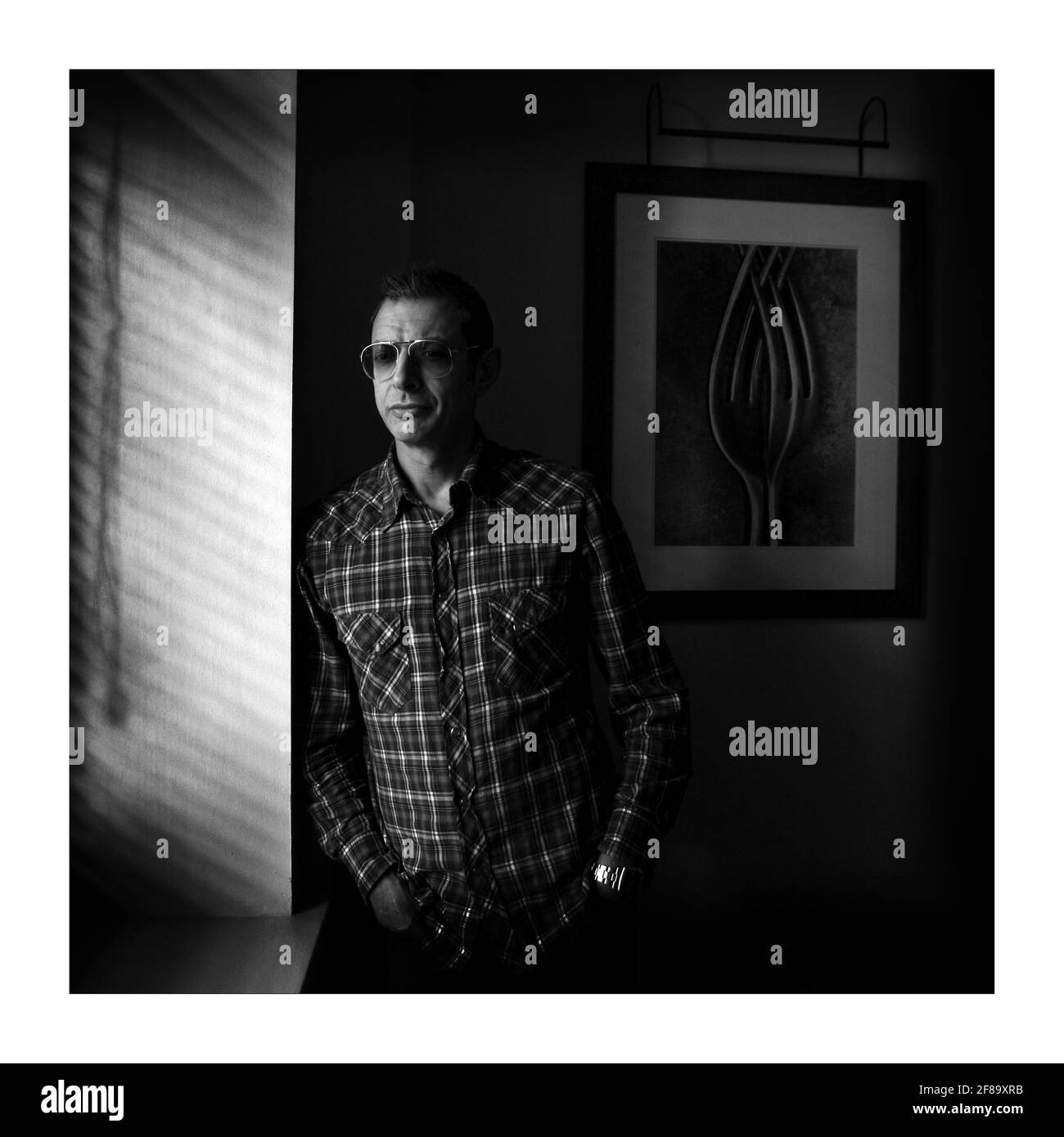 Schauspieler... Jeff Goldblum in London.Foto von David Sandison The Independent 21/3/2008 Stockfoto