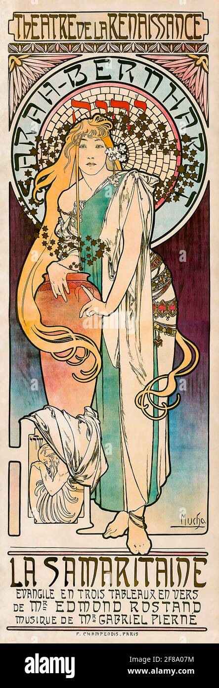 La Samaritaine von Alphonse Maria Mucha (1897). Jugendstil. Stockfoto