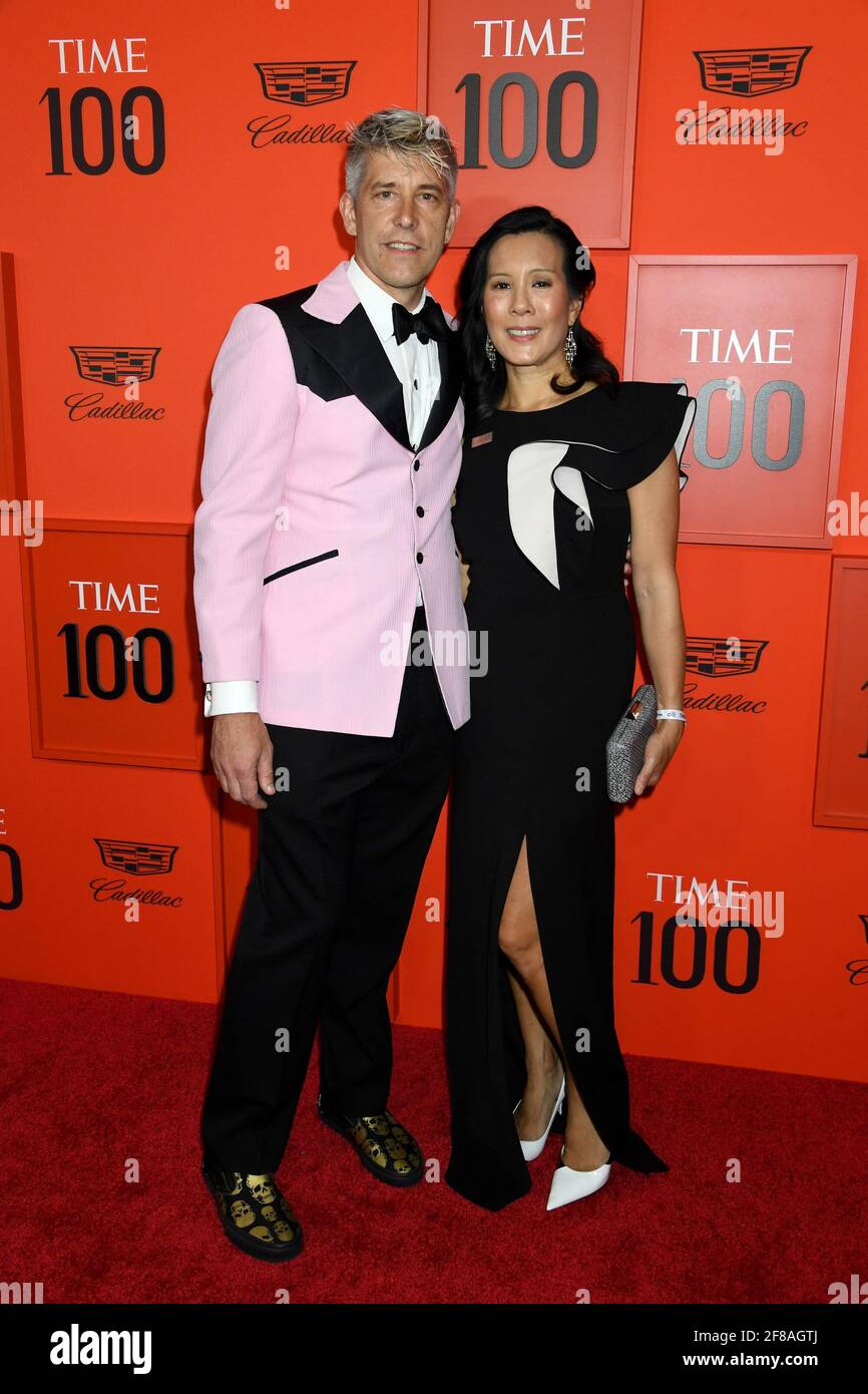 Jason Stinson, Aileen Lee, kommt zur Gala 2019 TIME 100, die am Dienstag, den 23. April 2019, im Jazz im Lincoln Center in New York City stattfindet. Foto von Jennifer Graylock-Graylock.com 917-519-7666, New York, New York - -IM BILD: Jason Stinson, Aileen Lee Jennifer Graylock-Graylock.com -GRA 7291 Jennifer Graylock-Graylock.com Stockfoto