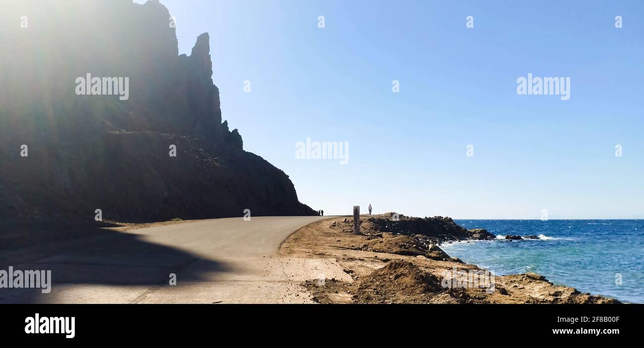 Wadi Tayyib Al Ism Magna, Saudi-Arabien Stockfoto