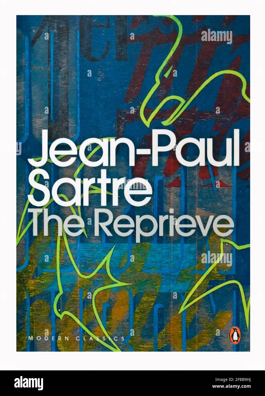 Buchcover 'The Reprieve' von Jean-Paul Sartre. Stockfoto