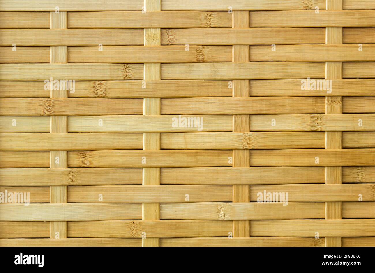 Geflochtene BambusWand gewebte BambusHolzTapete Stockfotografie