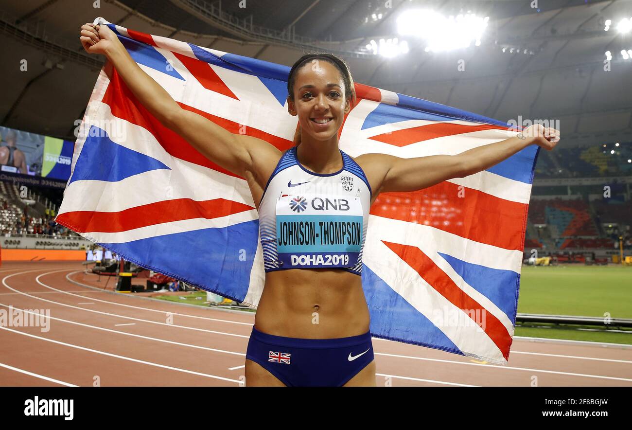 Aktenfoto vom 31-12-2020 der britischen Katarina Johnson-Thompson. Ausgabedatum: Dienstag, 13. April 2021. Stockfoto