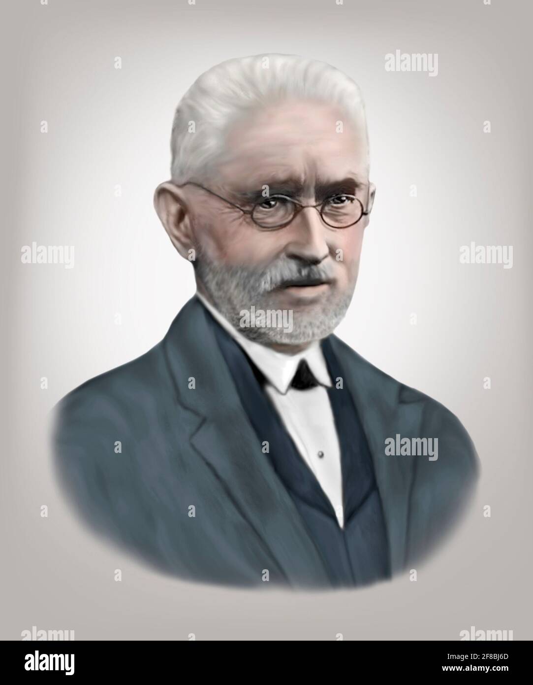 Richard Dedekind 1831-1916 Deutscher Mathematiker Stockfoto