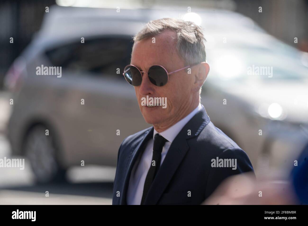 London, Großbritannien. April 2021. Nigel Evans konservativer Parlamentsabgeordneter für Ribble Valley vor dem Unterhaus Kredit: Ian Davidson/Alamy Live News Stockfoto