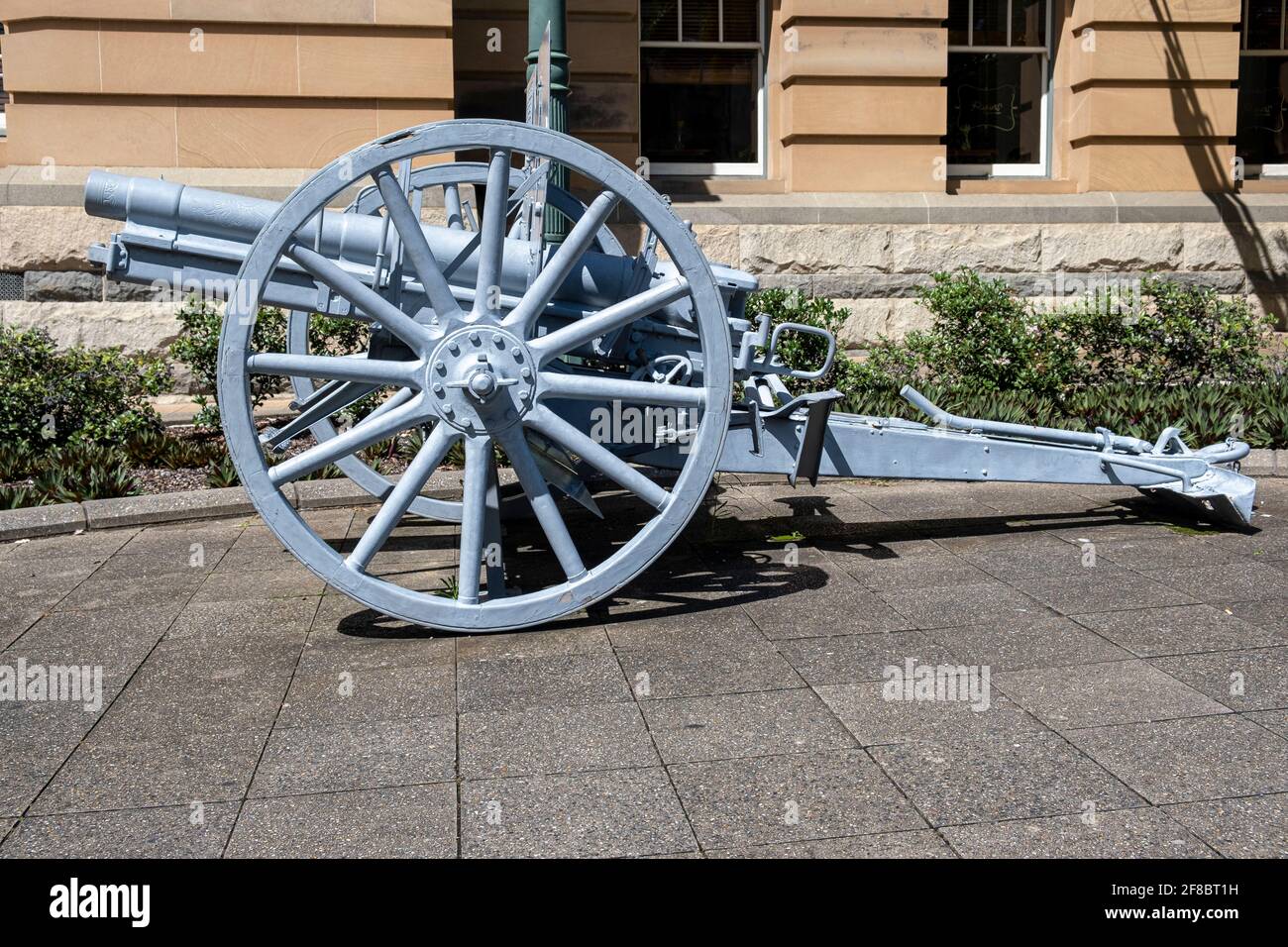 Altes deutsches Feldgewehr aus dem Ersten Weltkrieg Stockfoto