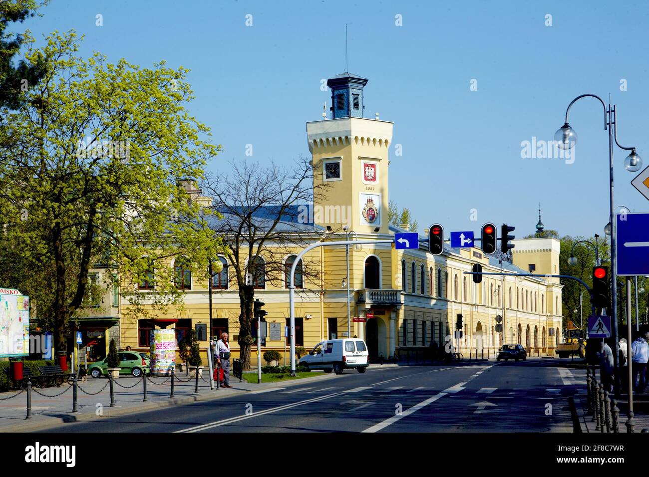 Polen, Radomsko, Rathaus, woiwodschaft Lodz. Stockfoto