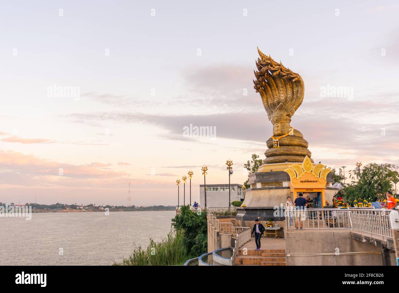 November 26,2020: Phaya Sri Sattanakharat. Provinz Nakhon Phanom, Thailand. Stockfoto