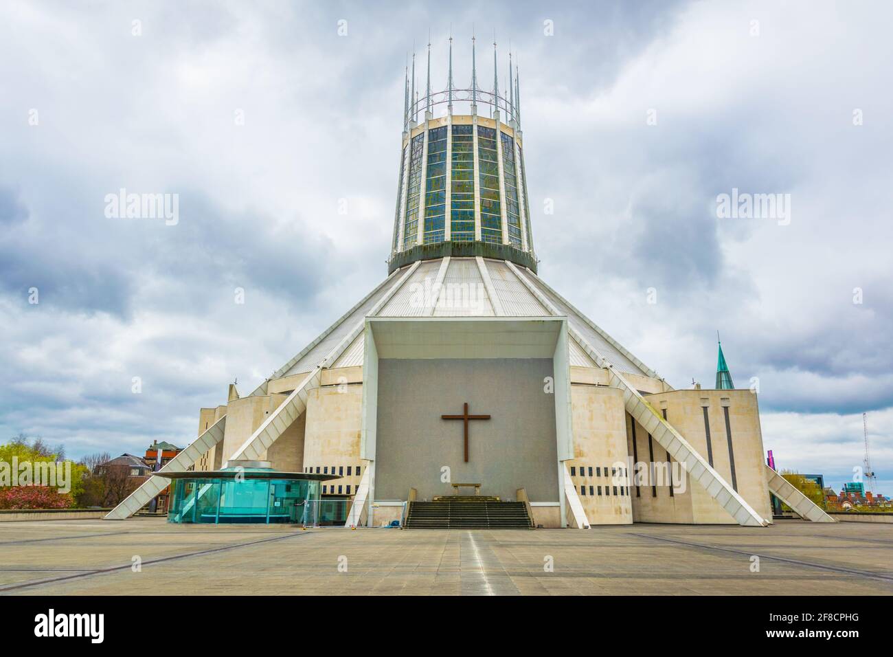 metropolitan Cathedral in Liverpool, England Stockfoto