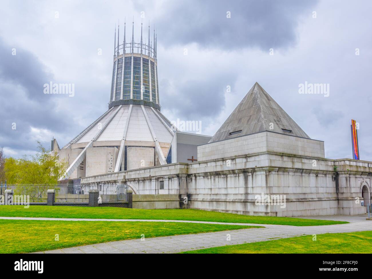 metropolitan Cathedral in Liverpool, England Stockfoto